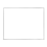Ghent Whiteboard, Non-magnetic w/ Aluminum Frame, 2'H x 3'W_0